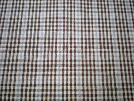 デッドストック 小さなチェック柄・ファブリック/生地