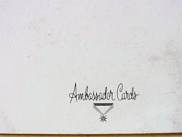 【サンタクロース】デッドストック・ヴィンテージ・クリスマスカード USA