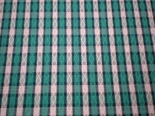 デッドストック 模様入りチェック柄・ファブリック/生地