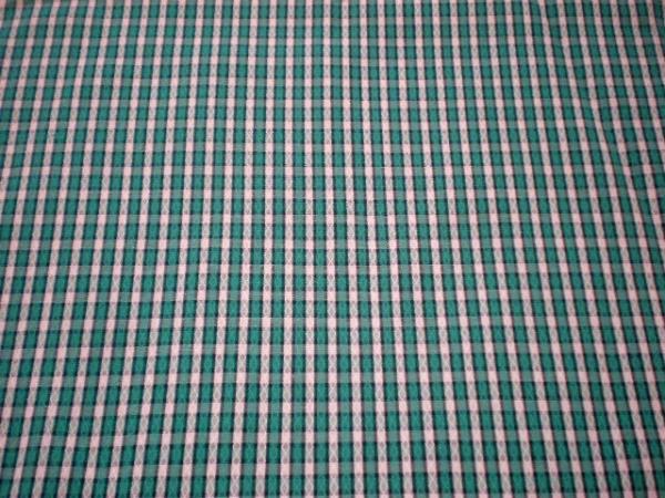 デッドストック 模様入りチェック柄・ファブリック/生地