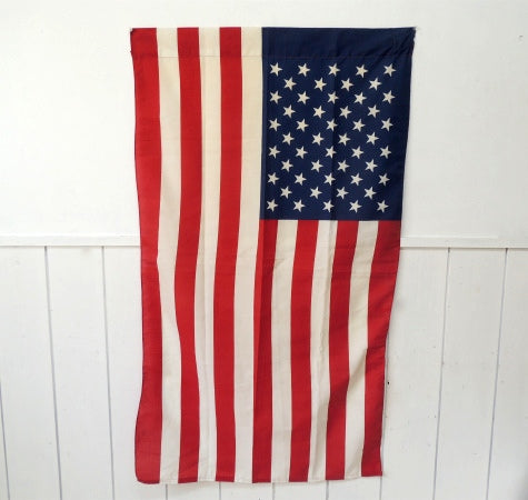 【USA国旗・50スター★1960s〜】ビッグサイズ・ヴィンテージ・アメリカンフラッグ・看板・星条旗