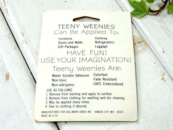 ホールマーク・1970s お日様・太陽・スマイル・ヴィンテージ・ワッペン・刺繍・デッドストック