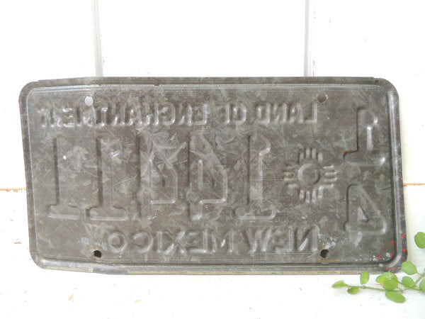 【ニューメキシコ・14・14411】ヴィンテージ・ナンバープレート・カーライセンスプレート