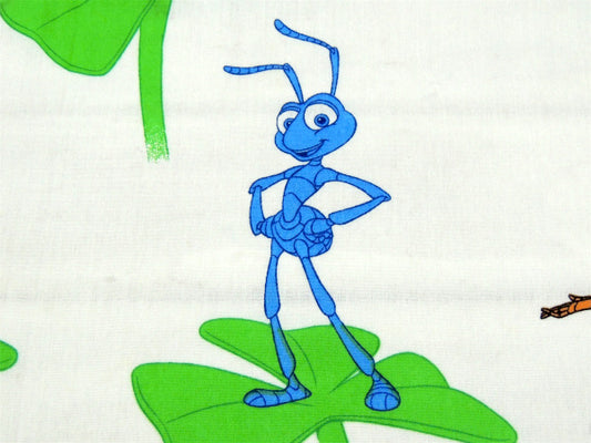 【バグズライフ】ディズニー・フリック&ハイムリック&フランシス・USEDカーテン生地・ファブリック