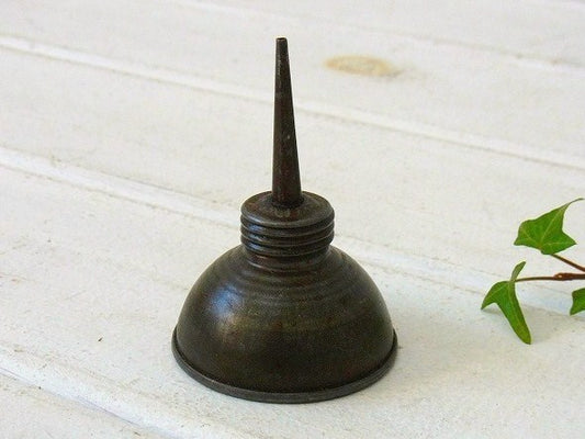 ミシン用の小さなアンティーク・油差し/オイル差し USA