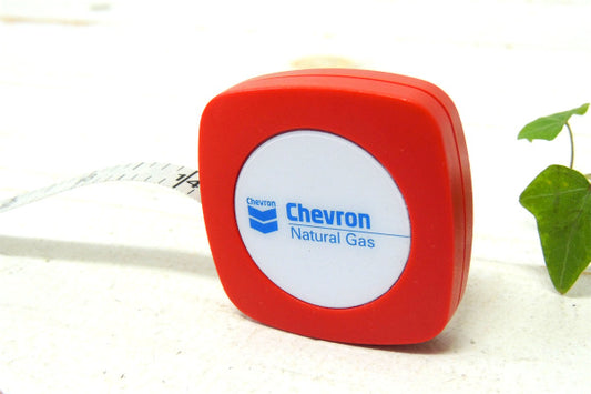 【Chevron・シェブロン】ドイツ製・ヴィンテージ・メジャーテープ・巻尺・アドバタイジング・未使用