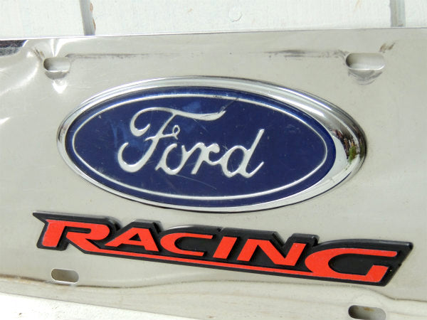 Ford RACING フォード レーシング ナンバープレート アメ車 エンブレム USA ガレージ雑貨