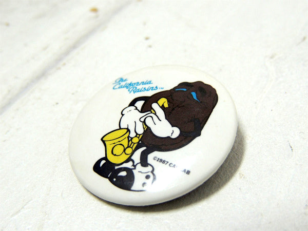 87's カリフォルニアレーズン キャラクター・ズンちゃん・ビンテージ・缶バッジ・US アクセサリー