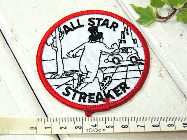 1970s~ALL STAR・オールスター・ストリーキング・ヴィンテージ・刺繍・ワッペン・ヌード