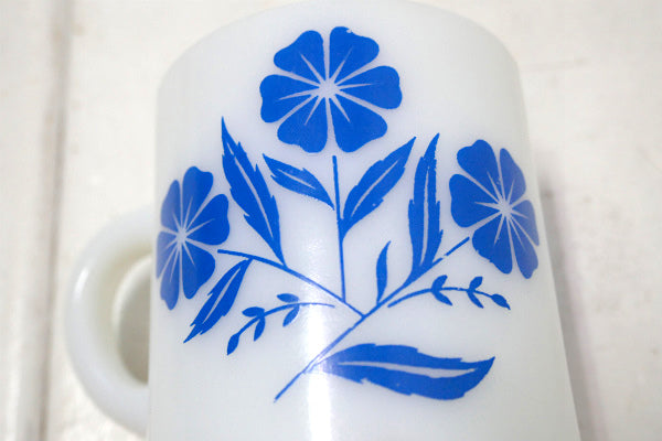 【ヘーゼルアトラス】コーンフラワー・花柄・ブルー・ヴィンテージ・マグカップ・コーヒーカップ・食器
