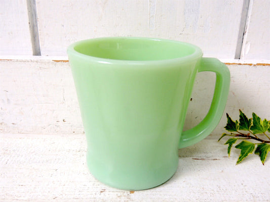 【Fire King】美品・ファイヤーキング・ジェダイ・Dハンドル・マグカップ/50's