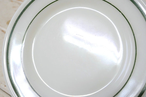 【CORNING】コーニング社・Decor・グリーンライン・ブレッドプレート・皿・食器 USA