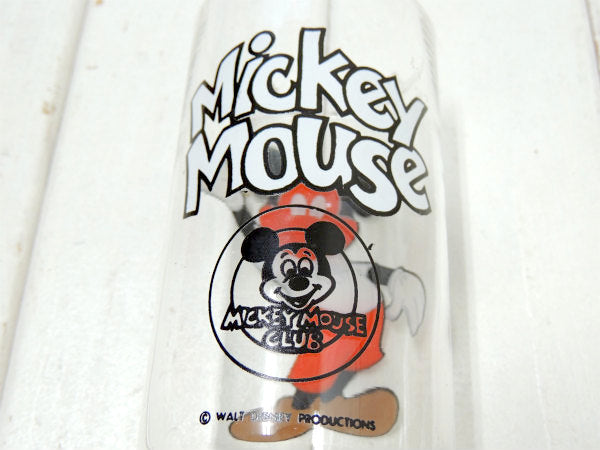 【ミッキーマウスクラブ】リビーグラス社・ヴィンテージ・グラス・タンブラー・食器 USA