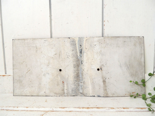 NO SMOKING・STOP ENGIN 禁煙 ストップエンジン ビンテージ・サイン・ブリキ製・看板・モーター系