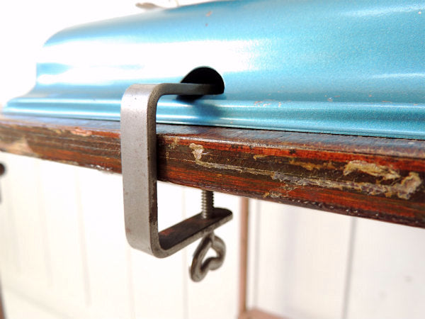 【KAYANEE】ドイツ製・箱付き・青色のアンティーク・子供用ミシン/トイミシン