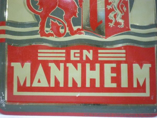 スペイン ブリキ製・ヴィンテージ・サイン/広告看板