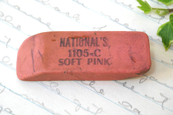 ピンク NATIONAL'S 1105ーC・ビンテージ・消しゴム・ステーショナリー 文房具 USA