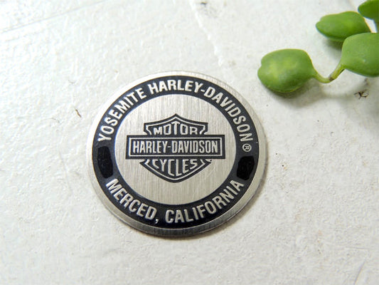 【ヨセミテ・HARLEY・モーターサイクル】ハーレーダビッドソン・ステッカー・プレート