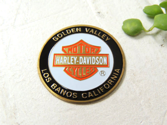 【GOLDEN VALLEY・モーターサイクル】ハーレーダビッドソン・ステッカー・オリジナル
