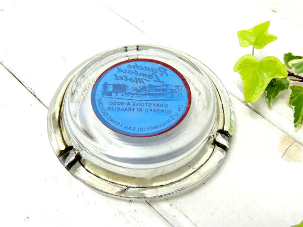 【Rancho Lombard motel】モーテル・ガラス製・ヴィンテージ・灰皿・アシュトレイ