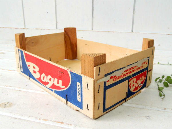 【Bagu】スペイン・バレンシアオレンジのヴィンテージ・木箱/ウッドボックス/フルーツ箱