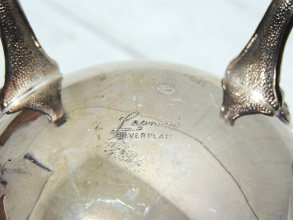 【LEONARD SILVER PLATED】シルバー製・アンティーク・ティーポット/ポット/銀食器