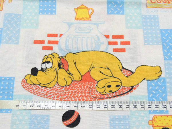 【ミッキー&フレンズ】カントリーストア柄・フランネル素材・ヴィンテージ・USEDピロケース/枕カバー