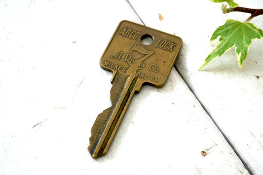 ARCO LOCK 7 Key・キー・真鍮製・カギ・アメリカン ビンテージ・鍵・USA