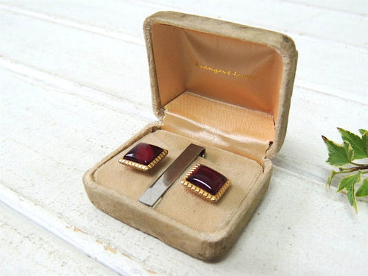 【SWANK・スワンク・NSON PEND】ヴィンテージ・タイピン&カフスボタン