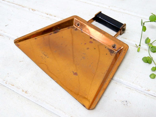 【EMPRESS WARE NY】銅製・アンティーク卓上ちりとり/ダストパン USA