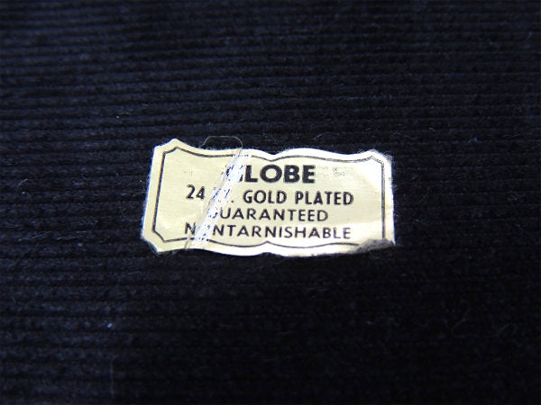 【GLOBE】24金 ゴールドプレート・花柄・透かしデザイン・アンティーク・ティッシュケース USA