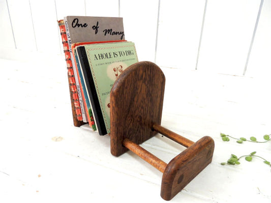 【WILDERNESS/ウォールナット】木製・アンティーク・ブックスタンド/ブックエンド/本立て