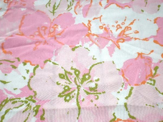 CANNON社 花柄ヴィンテージ・フィットシーツ