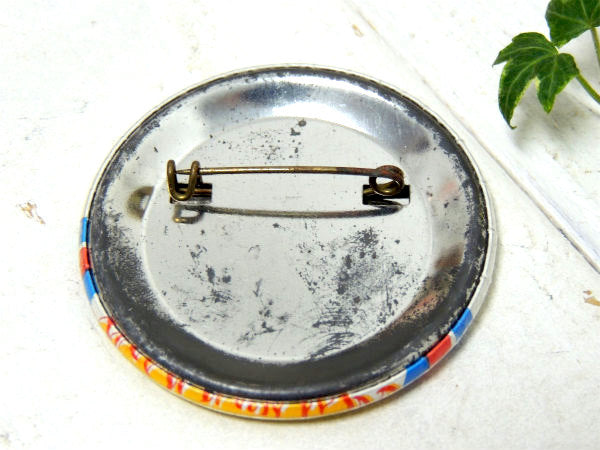 【HAVE A GOOD TIME】太陽・笑顔・スマイル・ヴィンテージ・缶バッジ