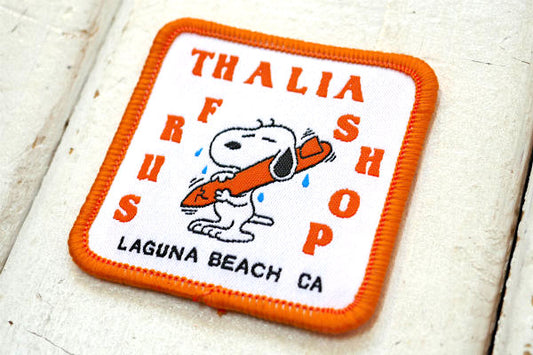 タリアサーフ THALIA サーフショップ カリフォルニア スヌーピー・限定 ワッペン US