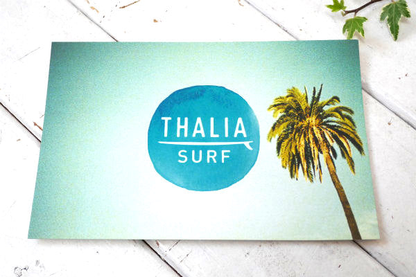 タリアサーフ THALIA ラグナ SURF フライヤー 印刷物・サーフショップ・カリフォルニアUS