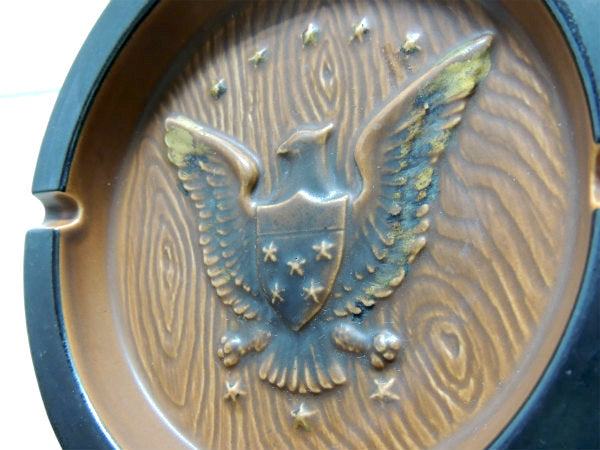 【US ARMY・ミリタリー】イーグル・陶器製・灰皿・アシュトレイ・アンティーク&ビンテージ