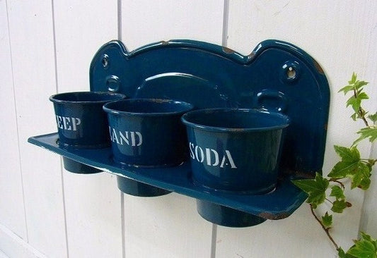 アンティーク・ホーロー・サボンラック/エナメル USA