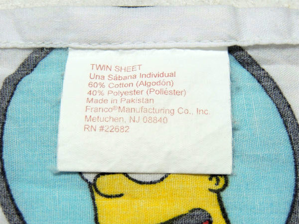 【シンプソンズ】アメリカ・テレビアニメ・キャラクター生地・ユーズドシーツ(フラットタイプ)