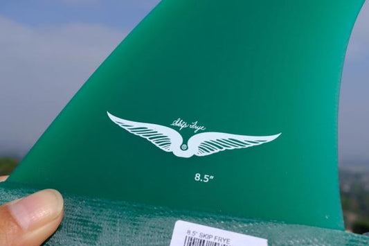 スキップフライ FIN トゥルーアームス FIN グリーン・8.5 フィン US サーフボード