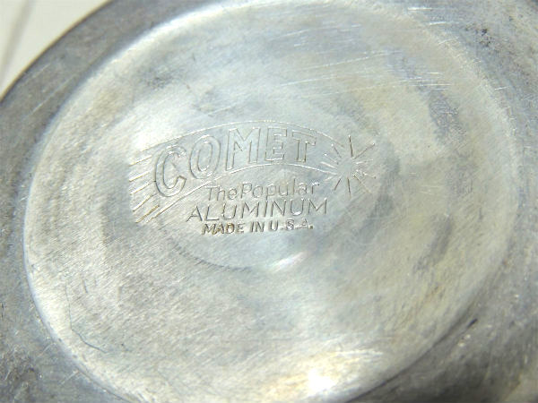 【COMET社】アルミ製・ヴィンテージ・パーコレーター/コーヒーポット/アウトドア USA