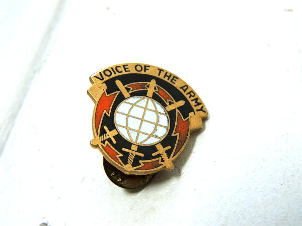 【VOICE OF THE ARMY】陸軍の時間・ヴィンテージ・ピンバッジ・ピンズ・ミリタリー
