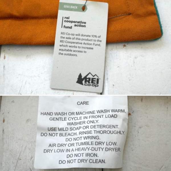 REI COOP エバーグリーン柄 フランネル×フリース ブランケット アウトドア キャンプ 車中泊 キャンピングカー