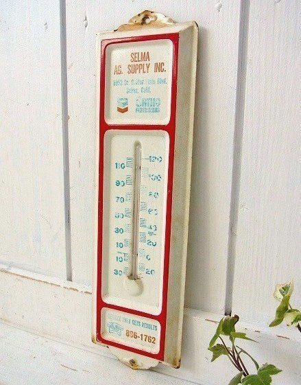 【CHEVRON】シェブロン・ノベルティ・ヴィンテージ・温度計/サイン/サーモメーター USA