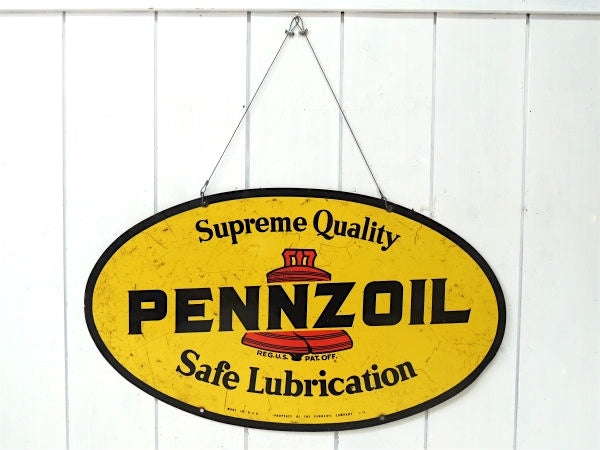 注目ショップ PENNZOIL OIL CAN STAND ペンズオイル ペンゾイル デスクトップサイン 看板 アメリカン雑貨 アメ雑 