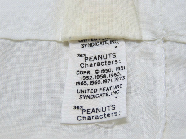 【スヌーピー】ピーナッツの仲間・ウエスタン&お城柄・ヴィンテージ・USEDピロケース/枕カバー