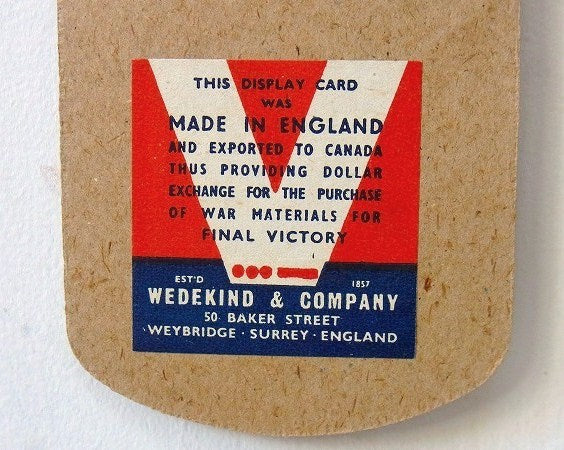 英国 イギリス製 チョコレート ドリンク デッドストック ヴィンテージ 厚紙製 サイン ポップサイン 看板