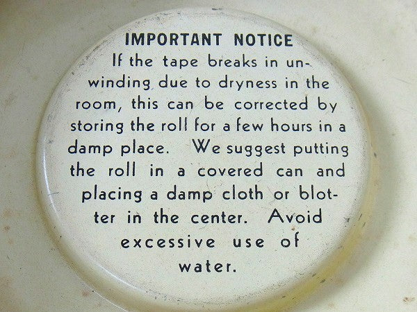 【Scotch】スコッチ社・ティン製・30’sアンティーク・テープ缶/ティン缶 USA