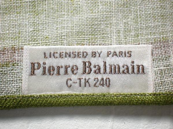 PARIS/ピエールバルマン・デッドストック・テーブルクロス&ナプキン2枚セット