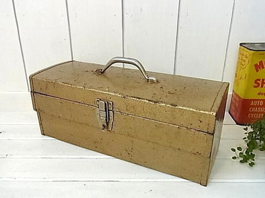 2段式のヴィンテージ・ツールボックス/工具箱/ツールケース USA